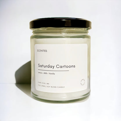 SATURDAY CARTOONS candle